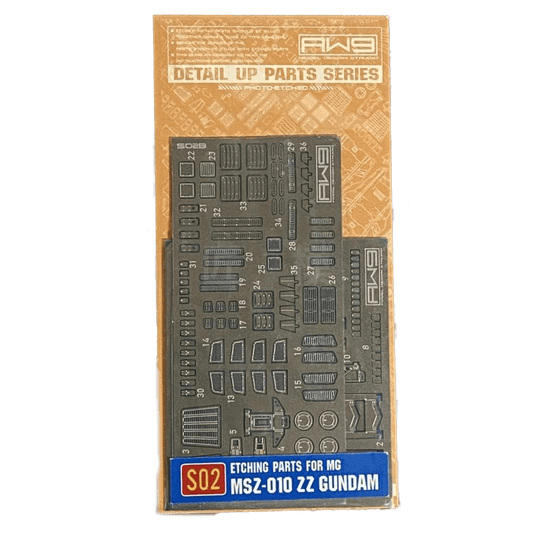 AW9 S02 Photo-Etched Detail-Up Parts for MG MSZ-010 ZZ Gundam