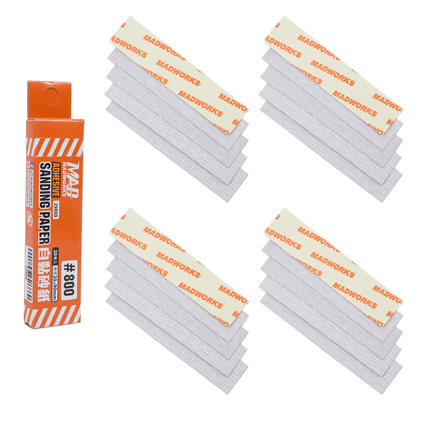 Selbstklebendes Schleifpapier
