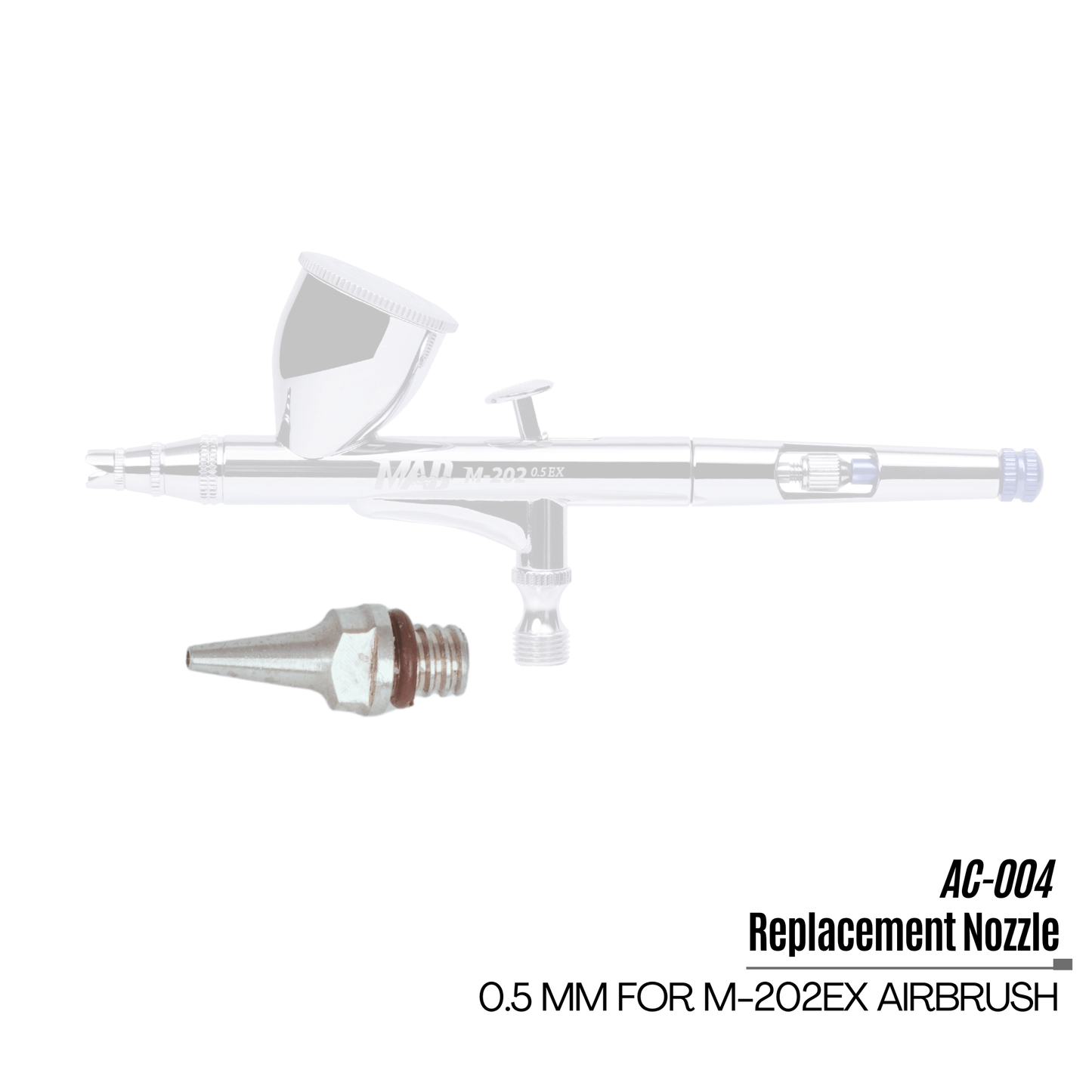 Buse de rechange 0,5 mm pour aérographe M-202EX