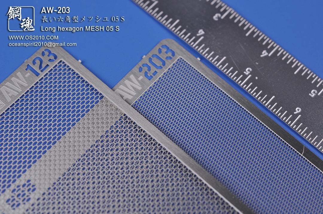 Hexagonales Ätzteil-Mesh (AW-122/123/203)
