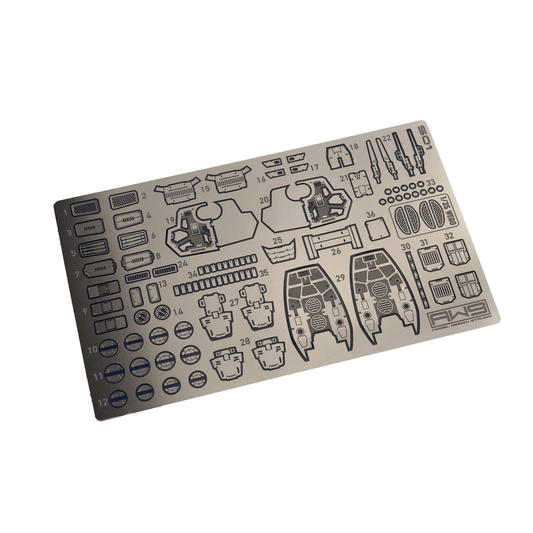 AW9 S01 Photo-Etched Detail-Up Parts for HG 1/144 GM Gunpla