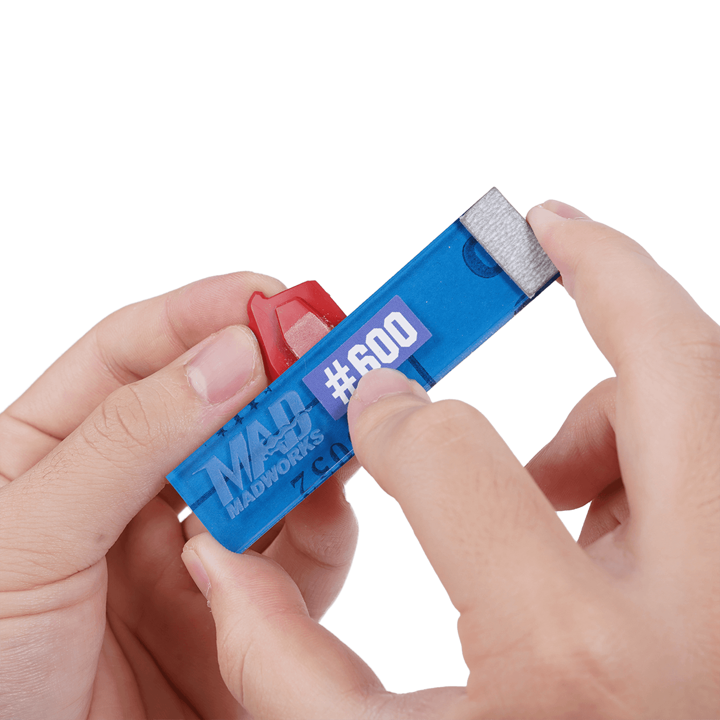 Acrylglas Schleifklotz - Basis für selbstklebendes Schleifpapier - 6 Stück pro Packung (AGP-000)
