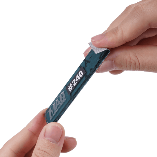 Acrylglas Schleifklotz - Basis für selbstklebendes Schleifpapier - 6 Stück pro Packung (AGP-000)