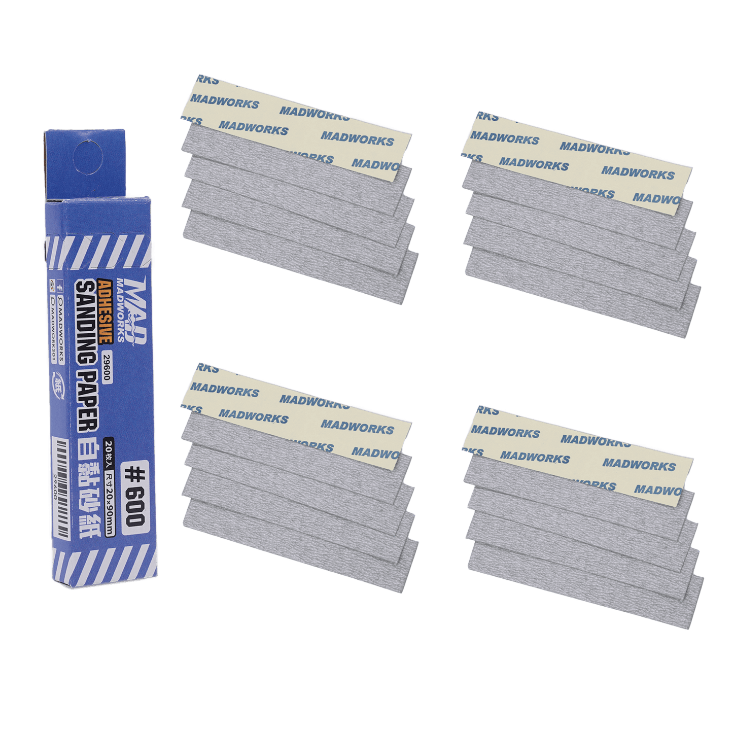 Selbstklebendes Schleifpapier