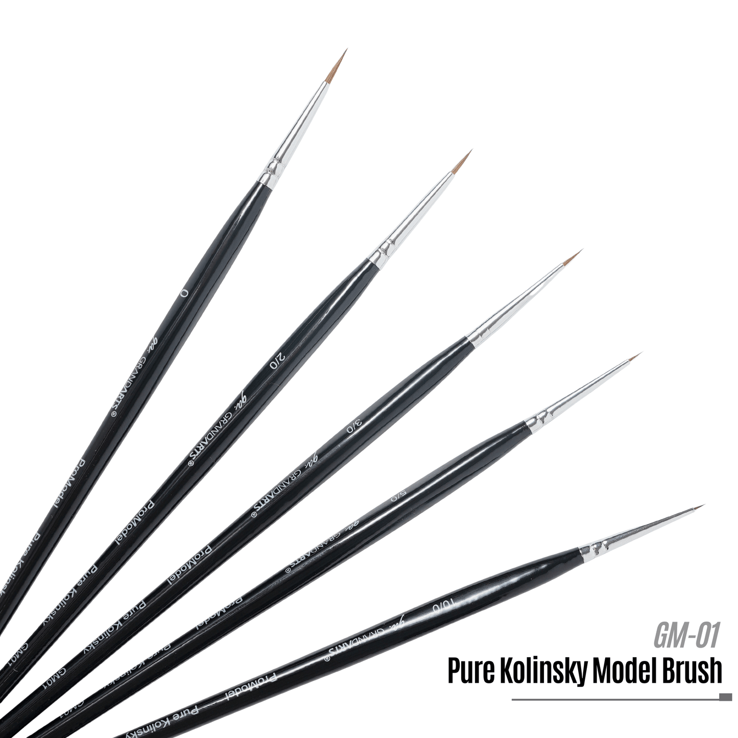 Grandarts x Madworks Pure Kolinsky Model Brush (GM-01)