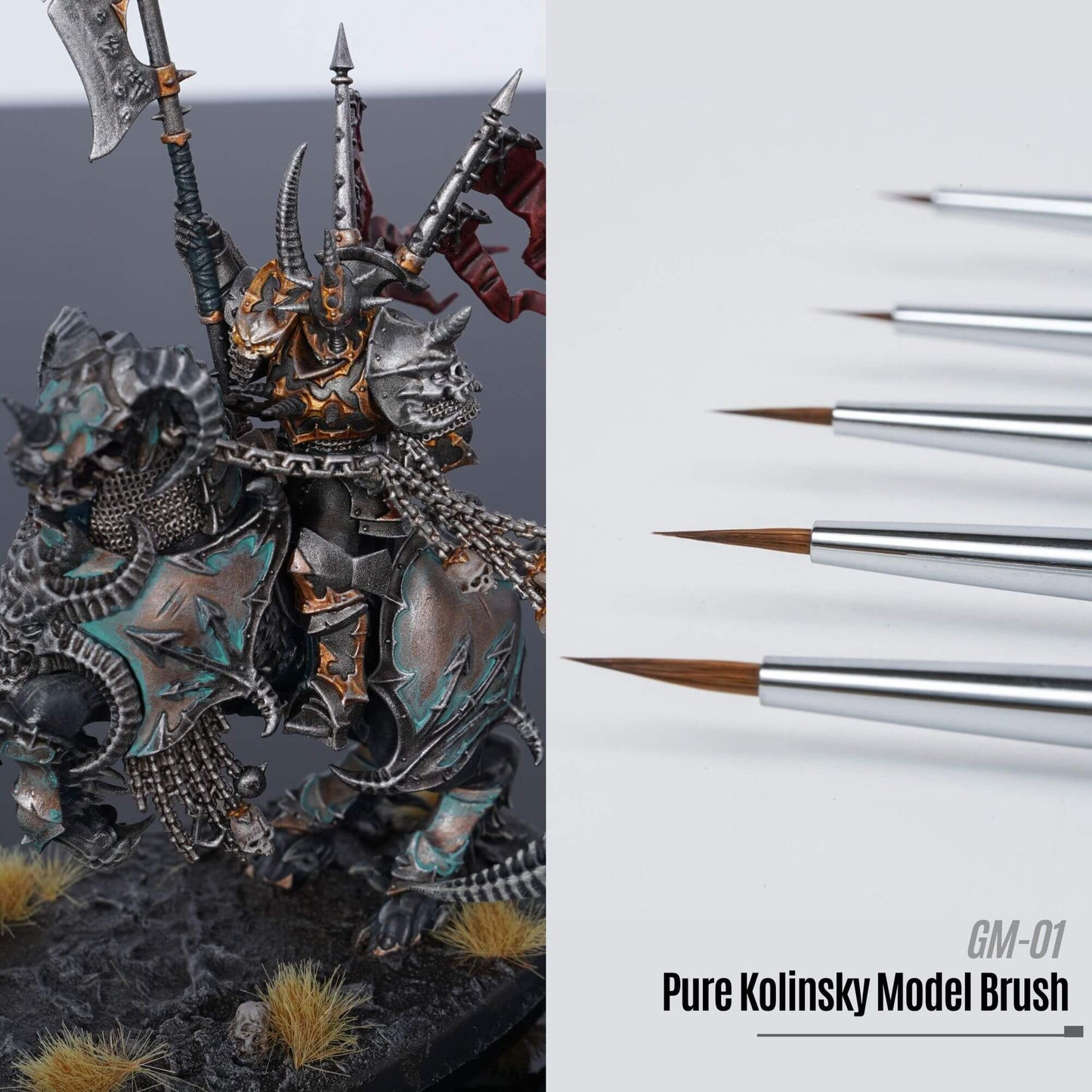 Grandarts x Madworks Pure Kolinsky Model Brush (GM-01)