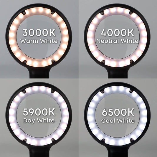 OHBIG Laboratory-Grade Magnifying Glass with LED Lighting (1.8x, 2.3x, 3.0x)