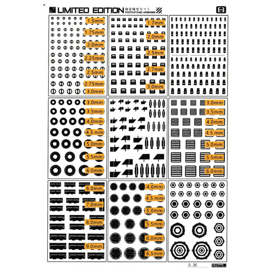 Limited Edition B Detail-up Parts (Combo-B)
