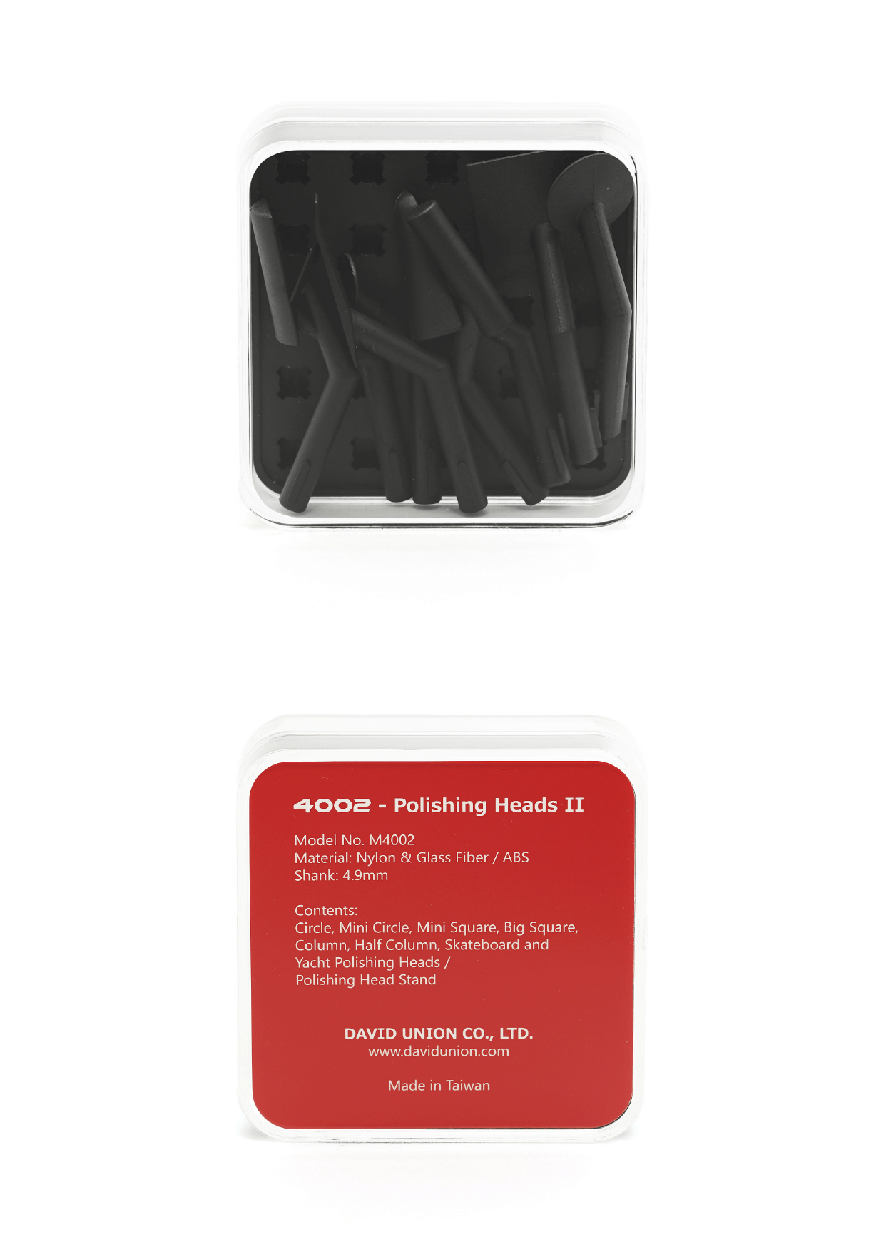 David Union M4002 Polierkopf-Set (Inkl. Halterung)