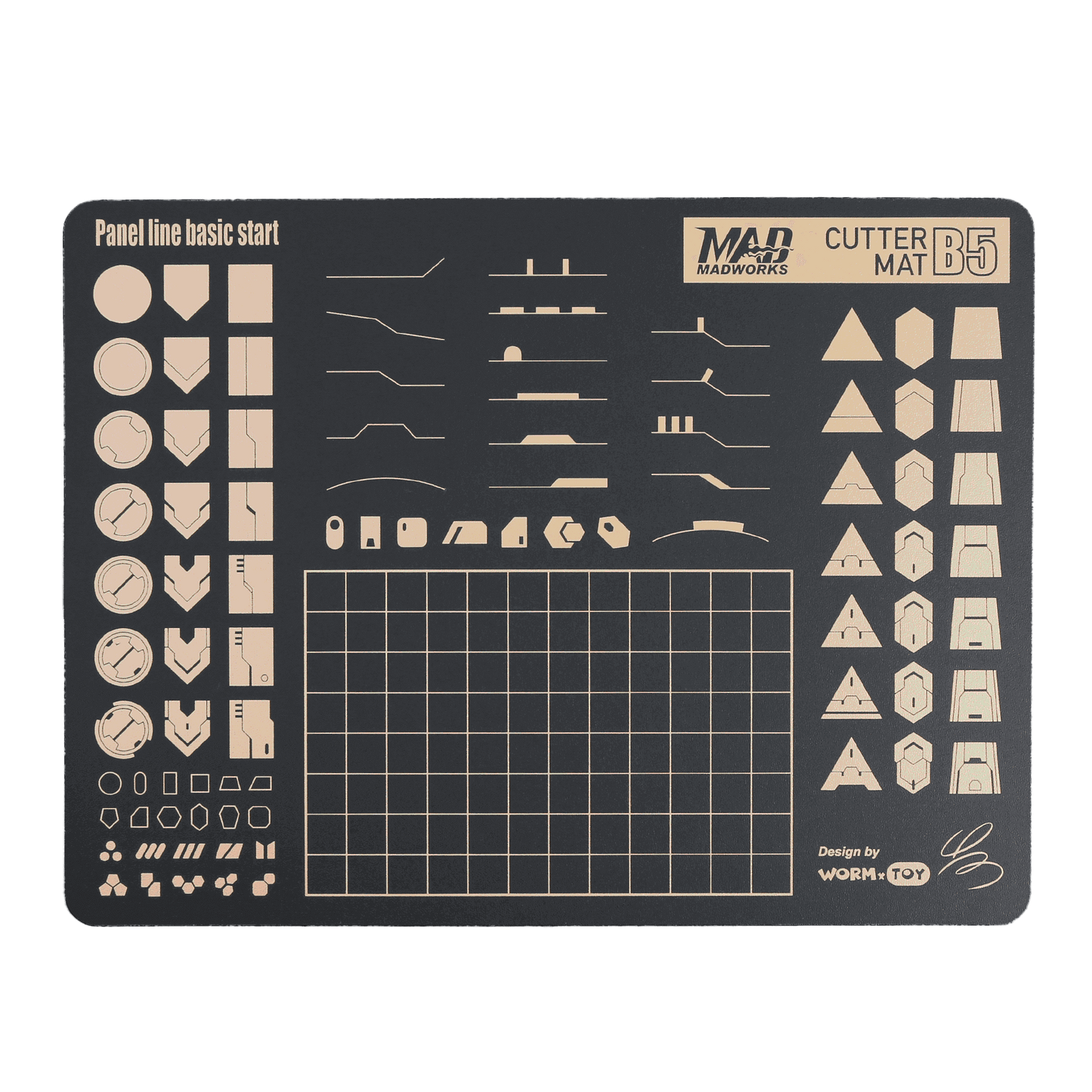 Doppelseitige B5-Schneidematte für Modellbauer - Gunpla Panel Line