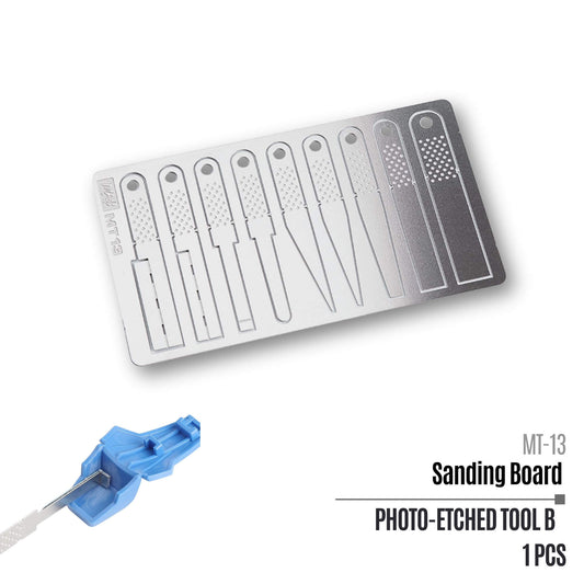 Schleifbrett Fotoätzteil (zur Verwendung mit MADWORKS Selbstklebendem Schleifpapier)