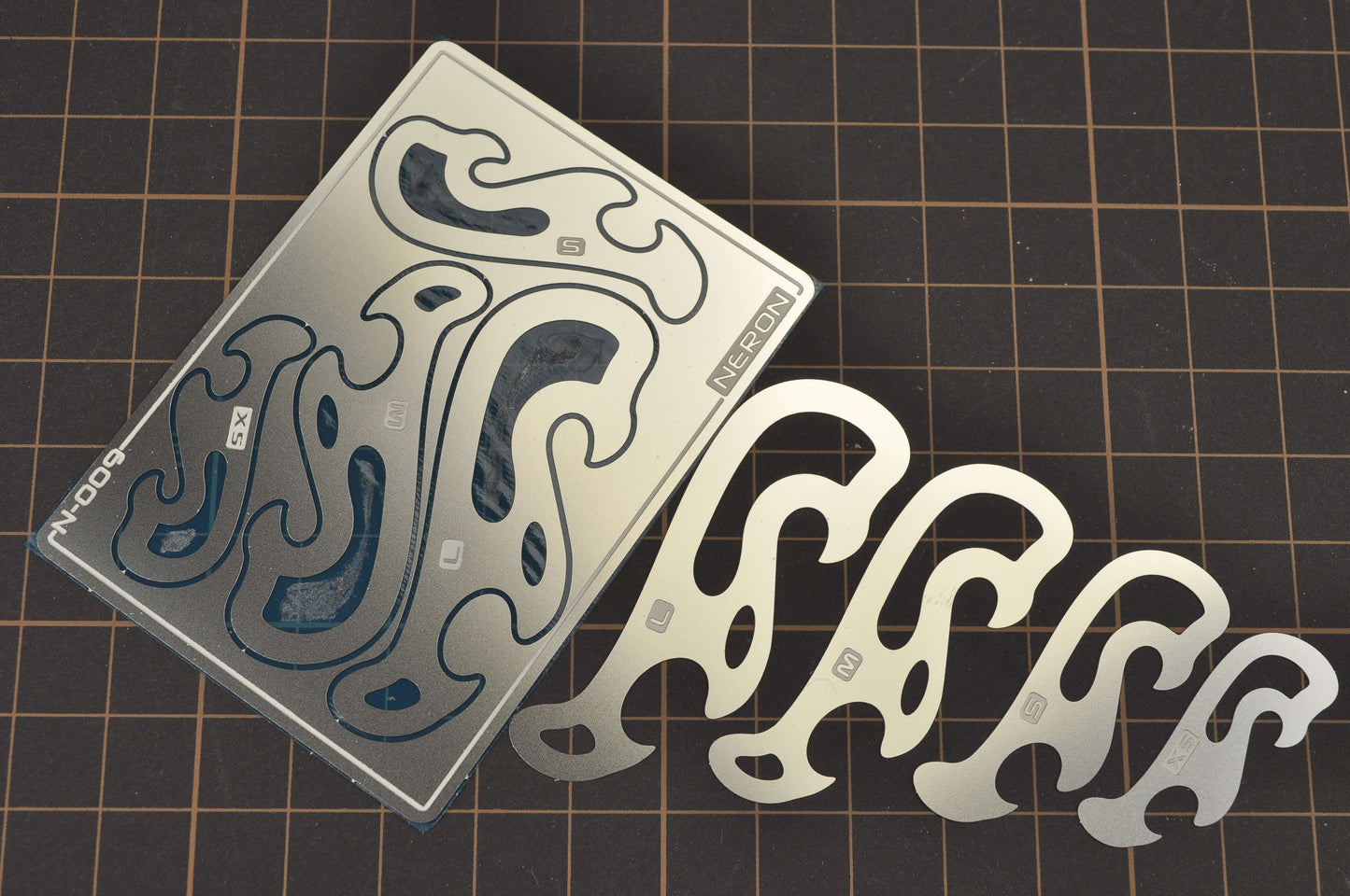 French-Curve Gravier-Schablonen Typ 1, 2,3