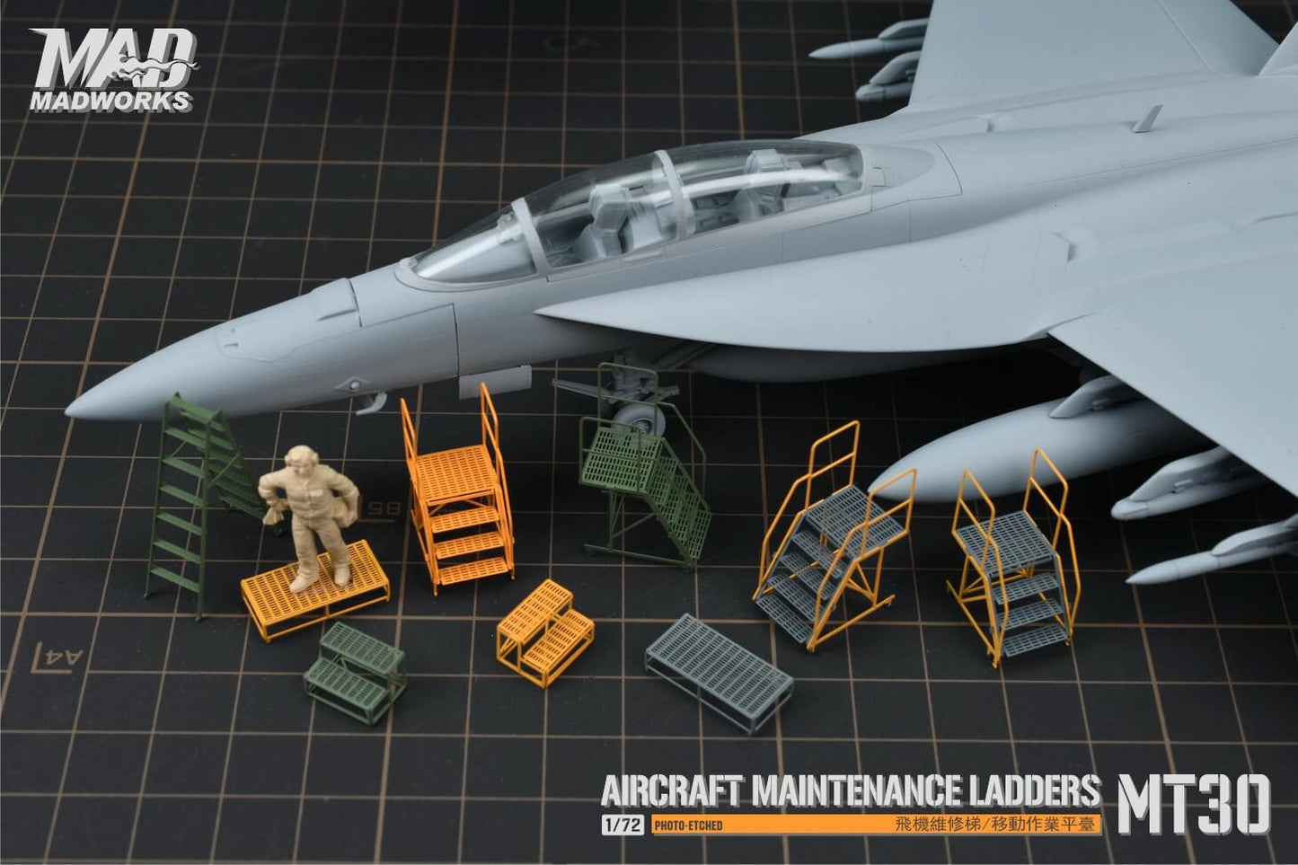 1/72 Flugzeug-Wartungsleiter / Mobile Arbeitsplattform (Typ 5)
