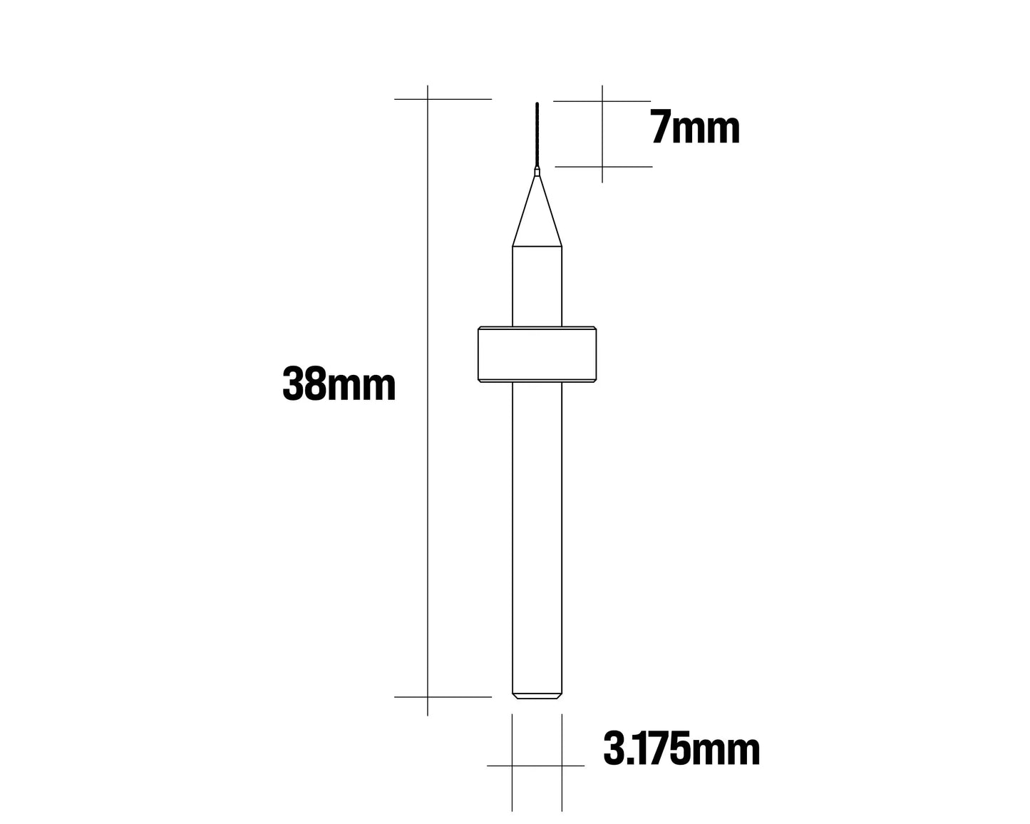ANYZ Mikrobohrer - Ø 0,2 bis 1.2 mm (10er-Set)