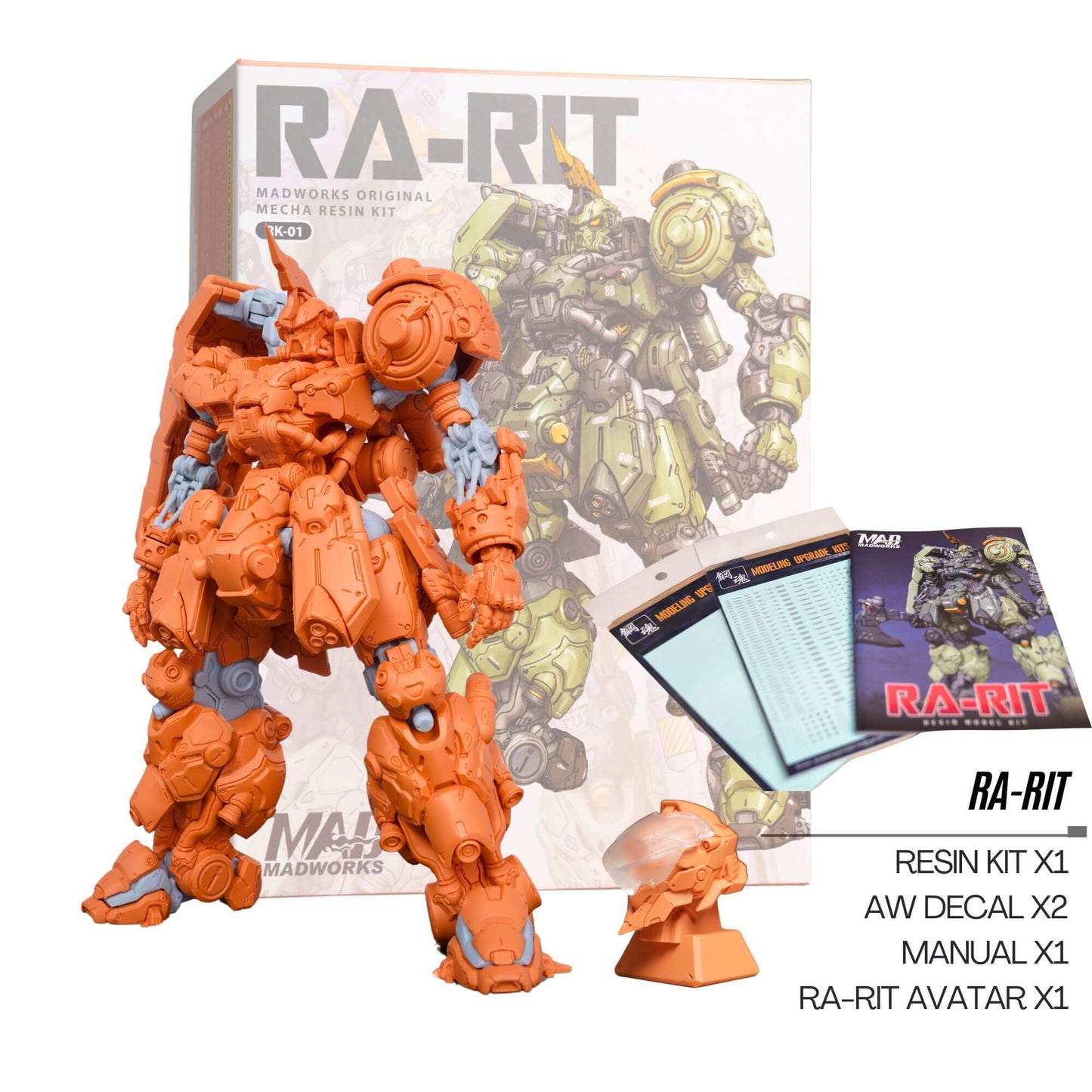 [Vorbestellung] MADWORKS Original Mecha RA-RIT – Resin-Bausatz