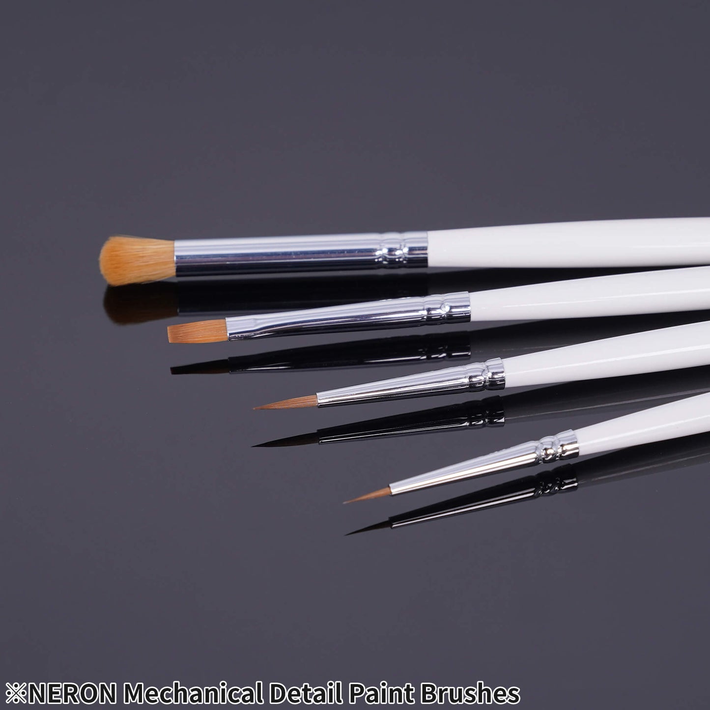 Madworks x Ver. Ed NERON Mechanical Detail Brush Set (4 pcs) - Pure Kolinsky & Synthetic