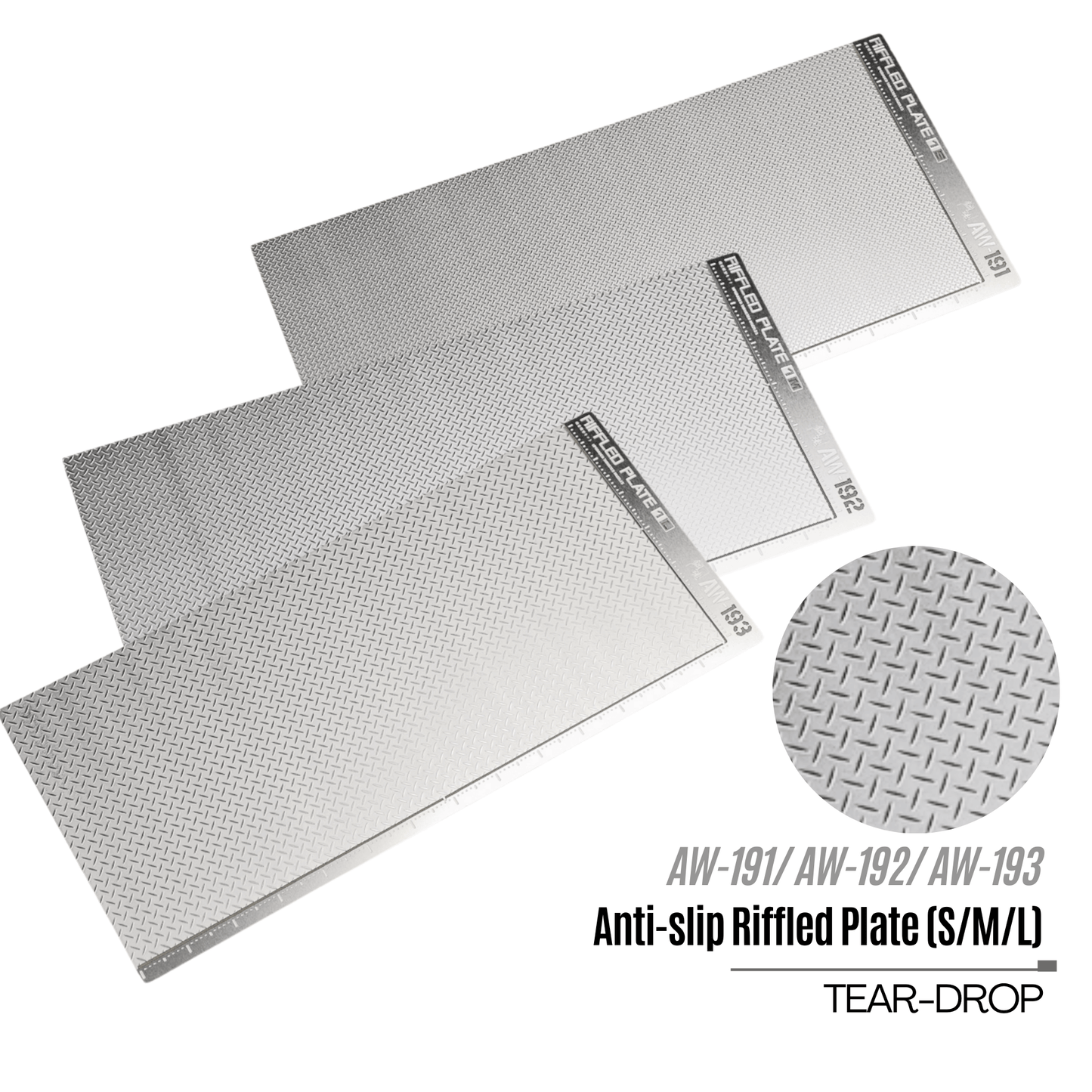AW Series - Anti-slip Panels (Riffled Plate/Checker Plate)