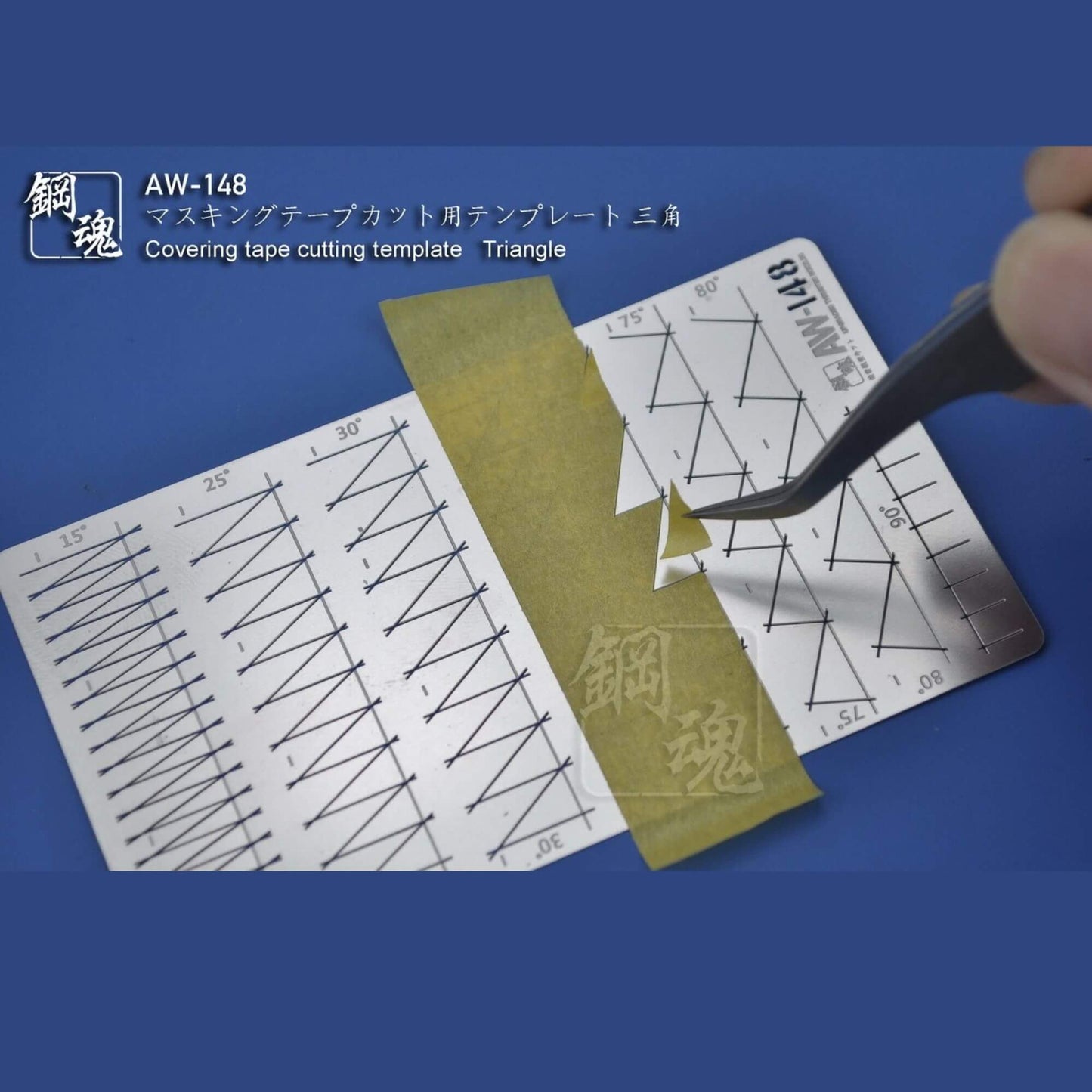 Schneideschablonen für Maskiertape (Dreiecke und Linien)