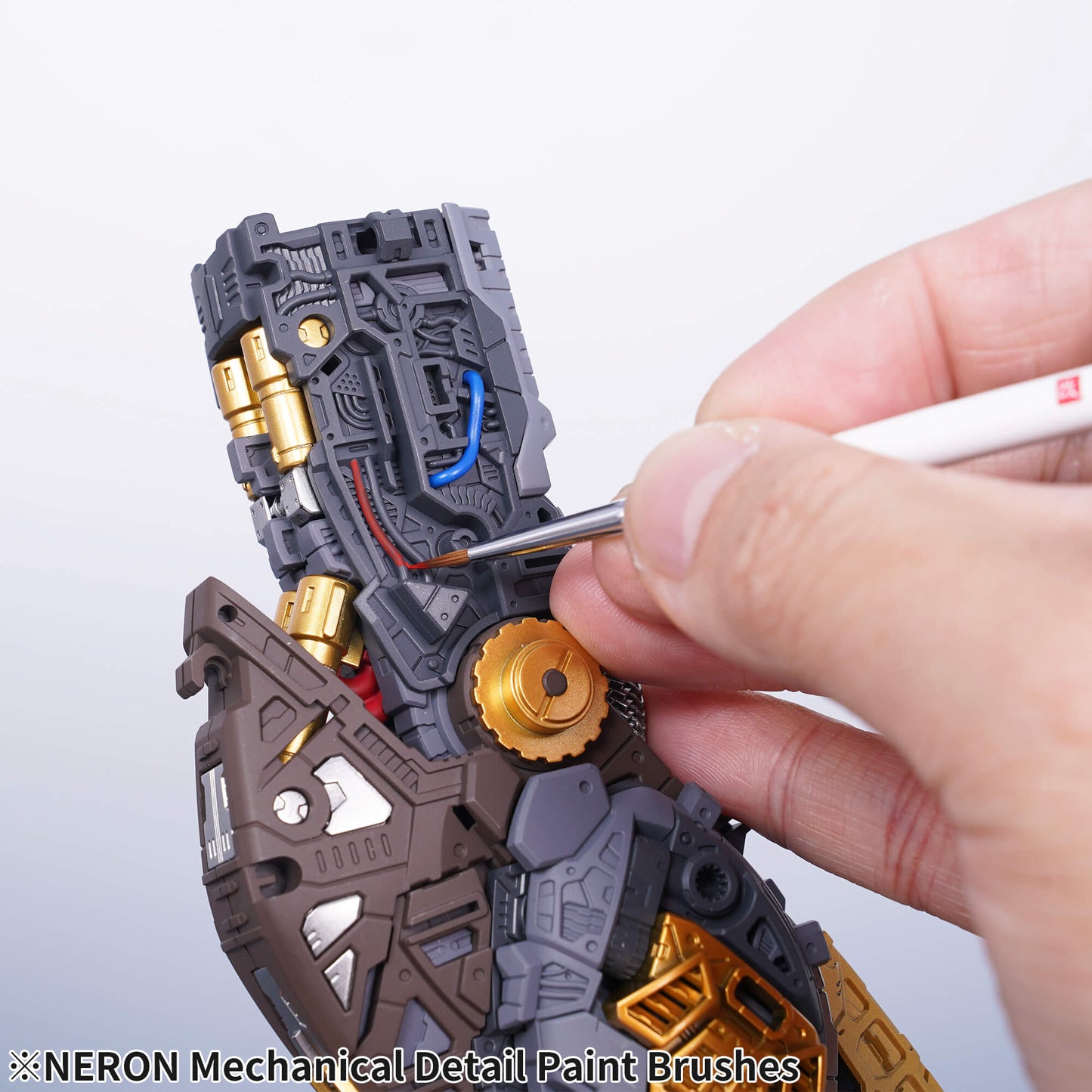 Madworks x Ver. Ed NERON Mechanical Detail Brush Set (4 pcs) - Pure Kolinsky & Synthetic