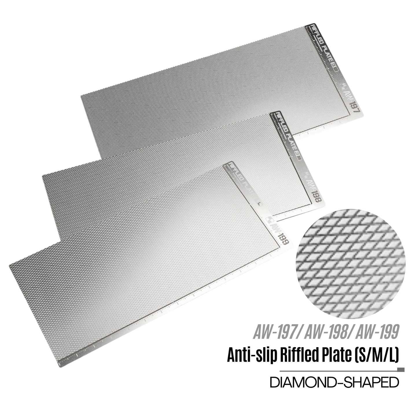 AW Series - Anti-slip Panels (Riffled Plate/Checker Plate)