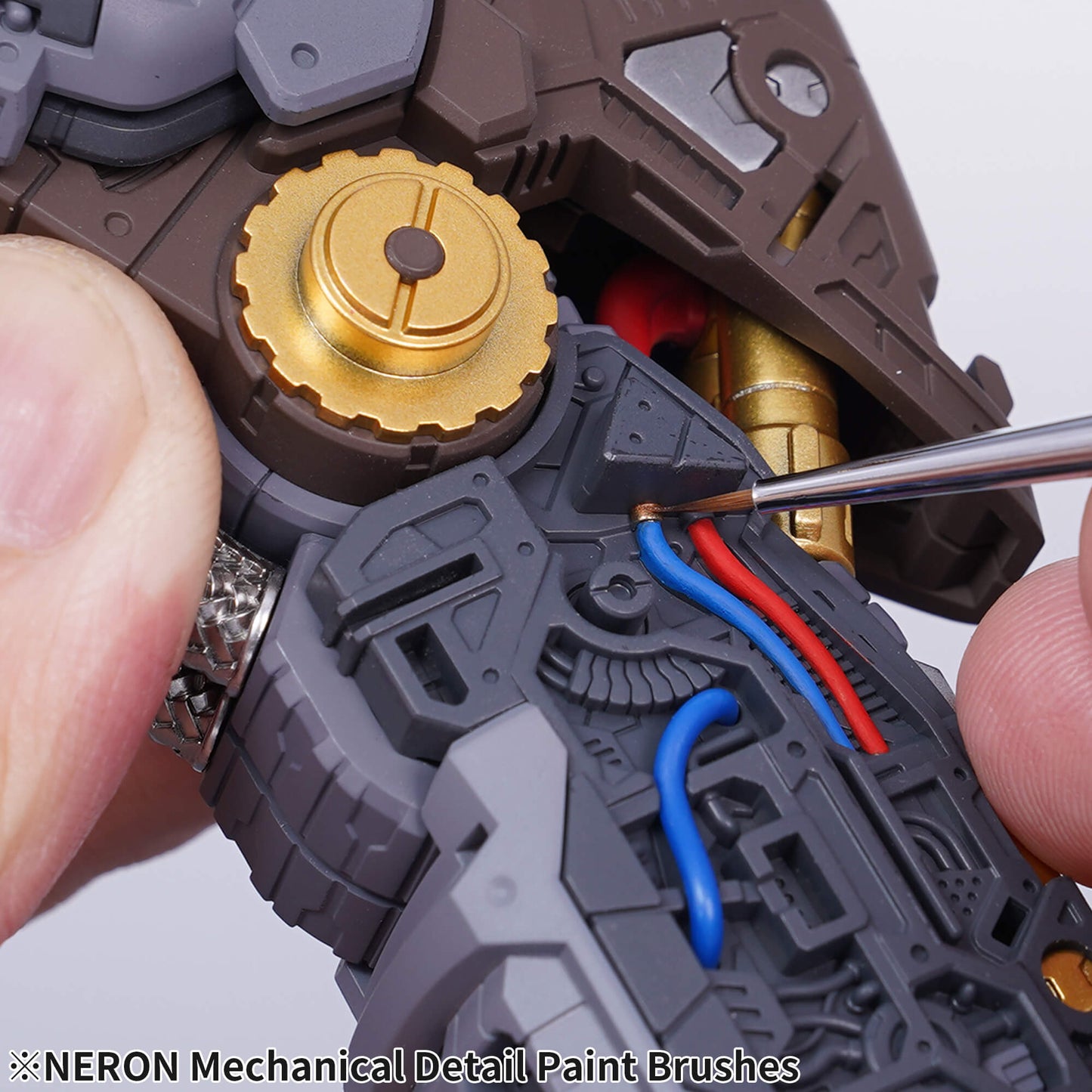 Madworks x Ver. Ed NERON Mechanical Detail Brush Set (4 pcs) - Pure Kolinsky & Synthetic