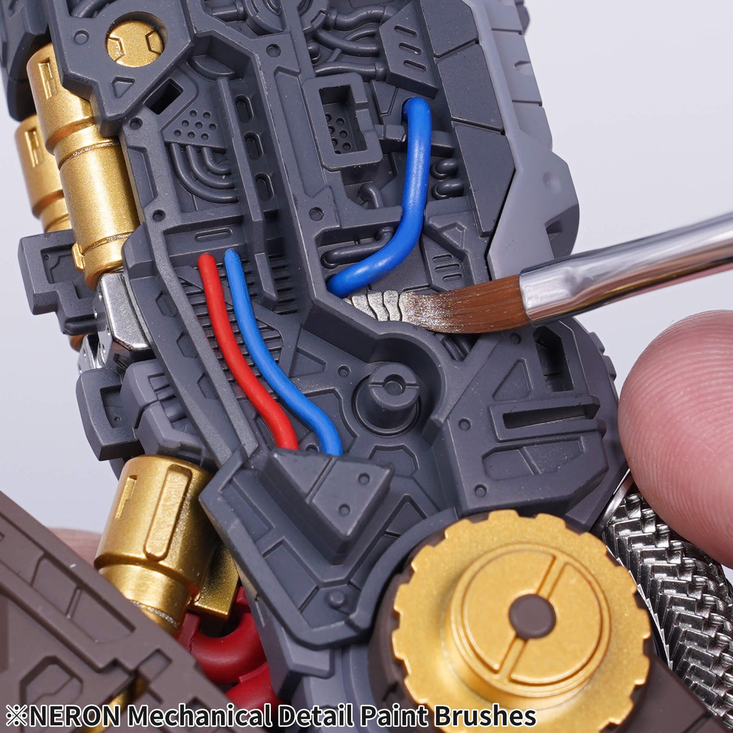 Madworks x Ver. Ed NERON Mechanical Detail Brush Set (4 pcs) - Pure Kolinsky & Synthetic