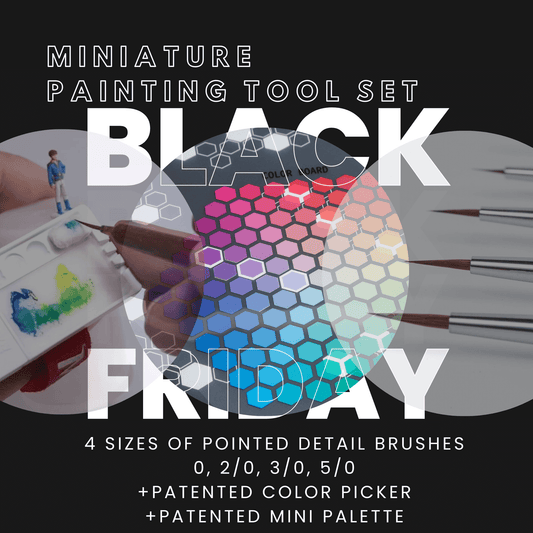 Miniaturenmalerei Zubehör-Set