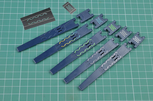 AW9 Masking Stencil for MG Nu Gundam Fin Funnels (S06/S06F)