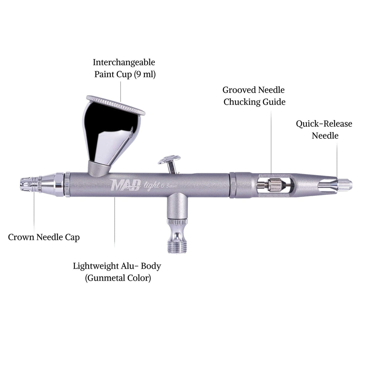 Light 0.3mm Lightweight Airbrush [Internationale Version]