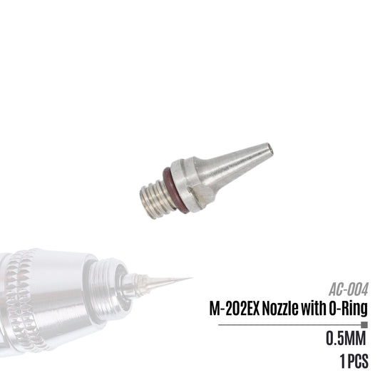 Replacement Nozzle with O-Ring 0.5 mm for M-202EX