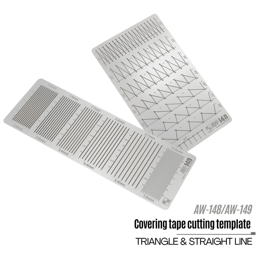 Schneideschablonen für Maskiertape (Dreiecke und Linien)
