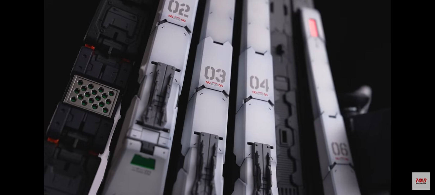 Ensemble de chiffres à décalcomanies à l'eau série AW (style pochoir)