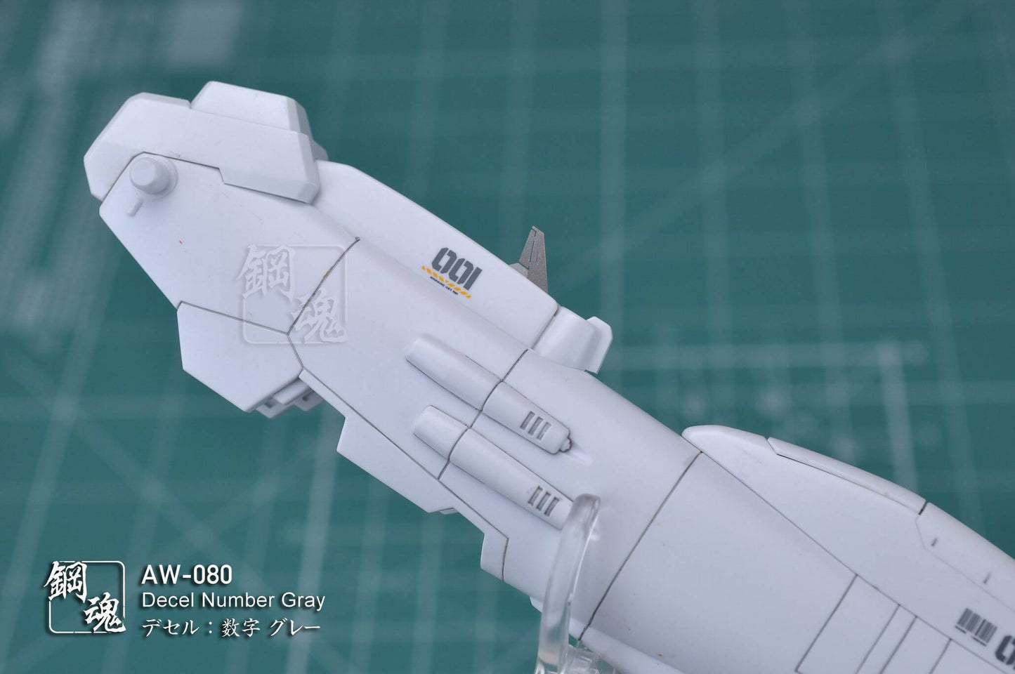 Decals für Zahlen (Grau)