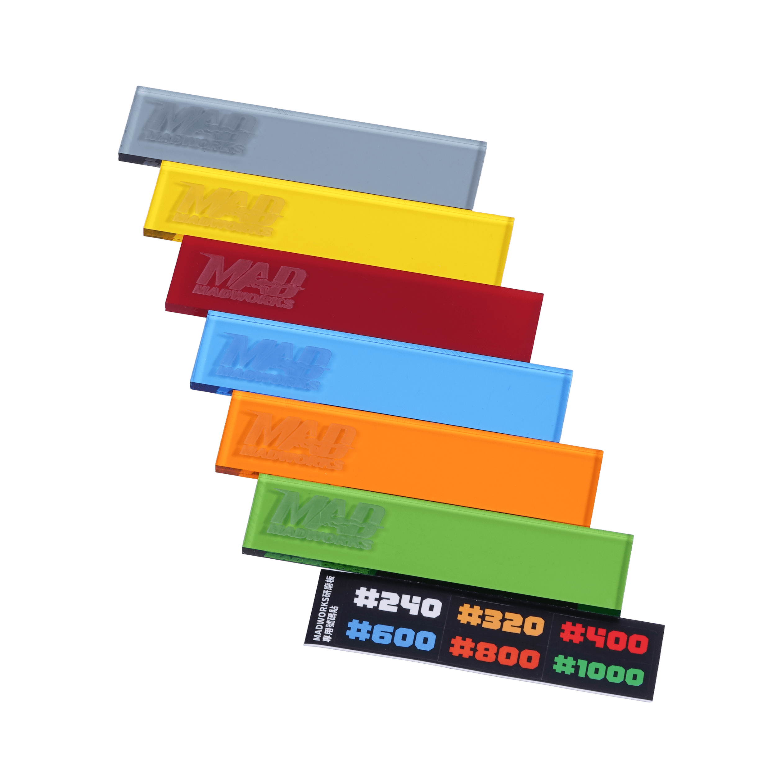 Acrylic Grinding Plate - base for self-adhesive sandpaper - 6 pieces p ...