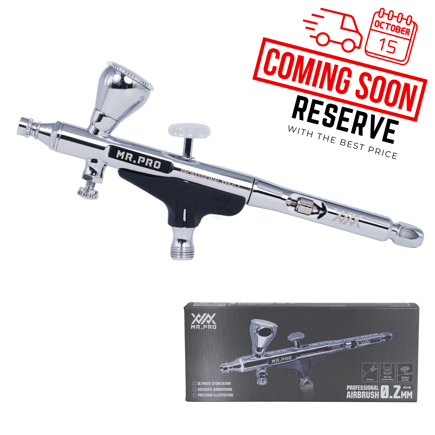 Mr. Pro Professional Airbrush 0.2