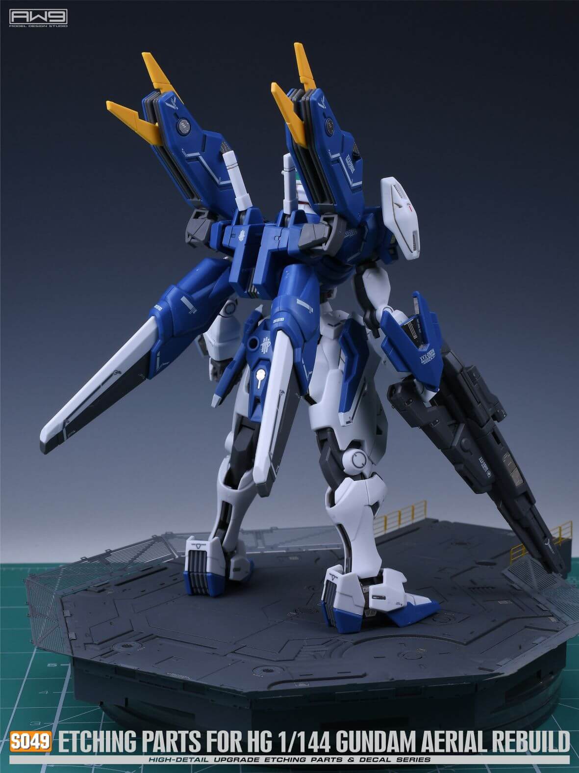 AW9 S49 Ätzteile mit Decals für 1/144 HG XVX-016 Gundam Aerial