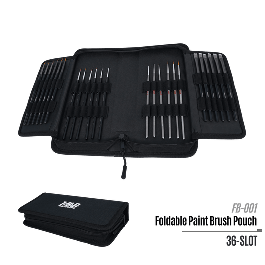 Faltbare Pinsel-Tasche