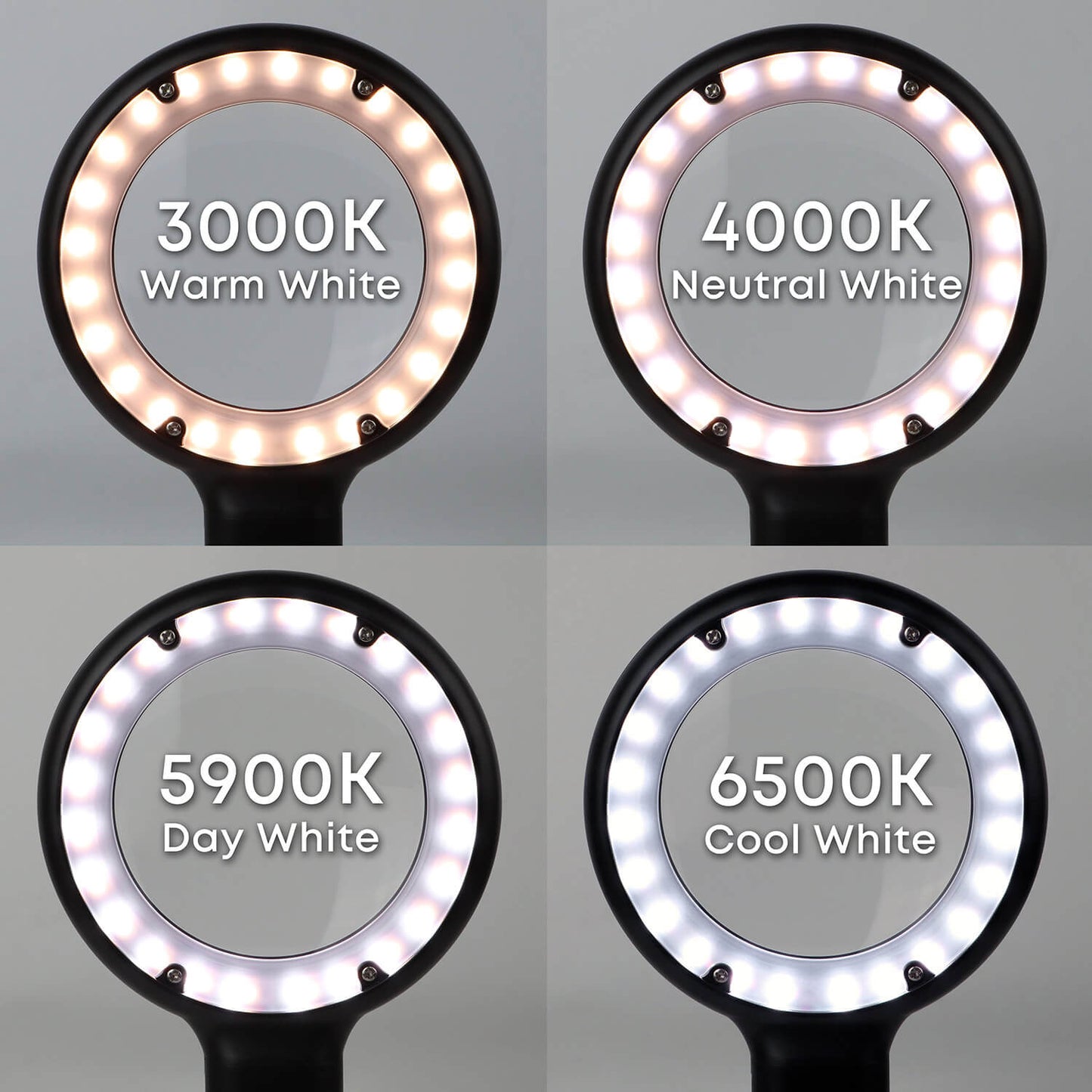 OHBIG Laboratory-Grade Magnifying Glass with LED Lighting (1.8x, 2.3x, 3.0x)