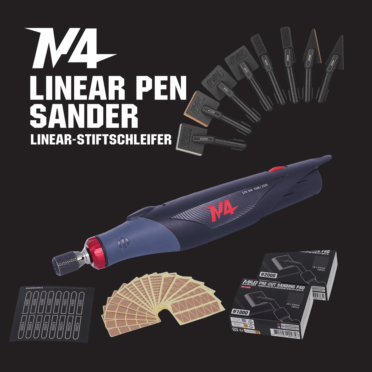 M4 Linear-Stiftschleifer