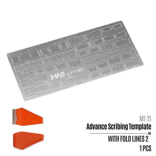 Gravierschablone mit Faltlinien (MT-21)