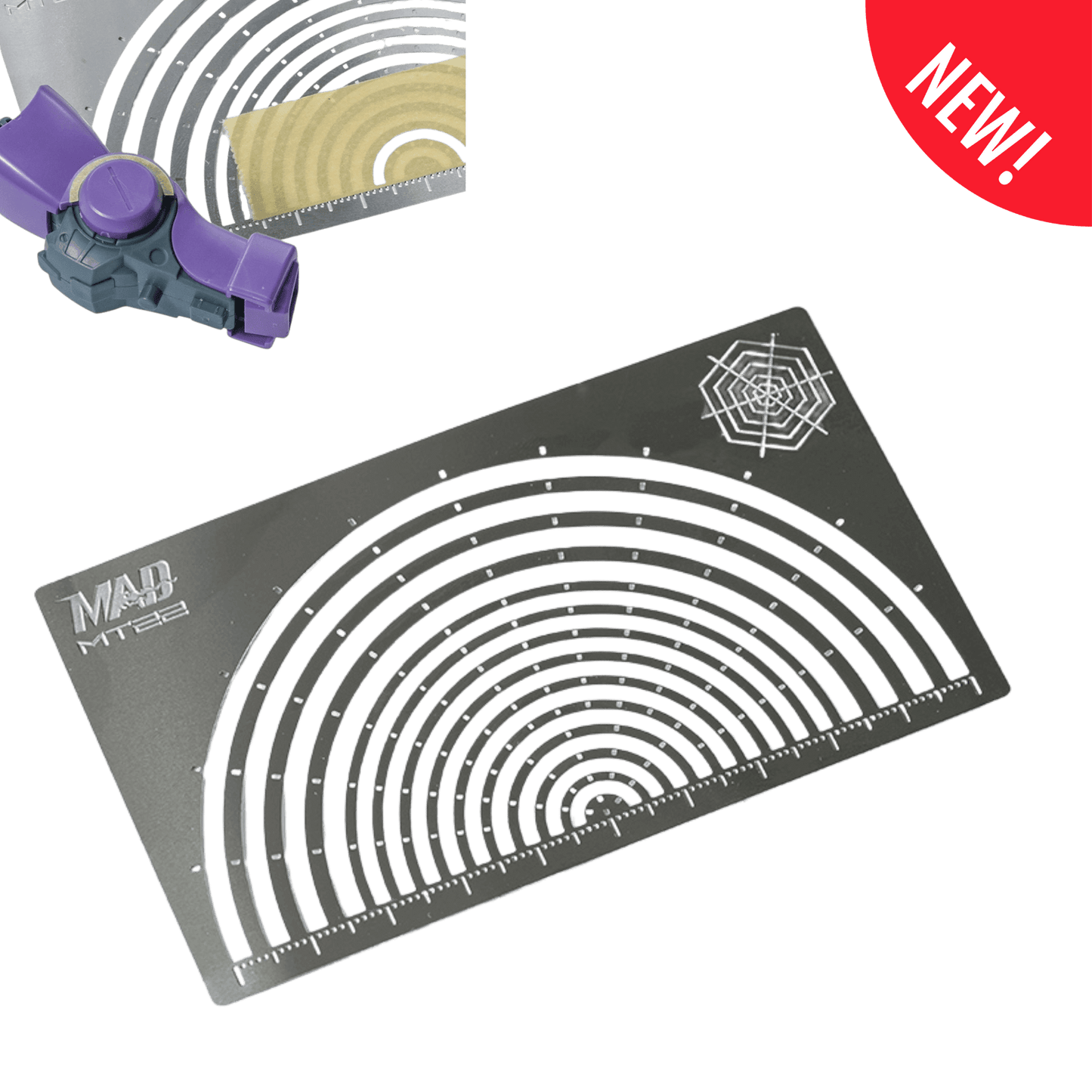 Madworks Masking Template-Half ARC (MT-22)