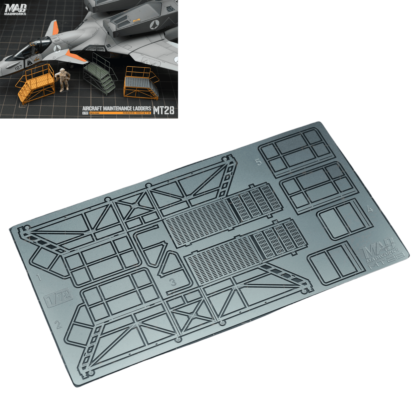 1/72 Flugzeug-Wartungsleiter / Mobile Arbeitsplattform (Typ 3)