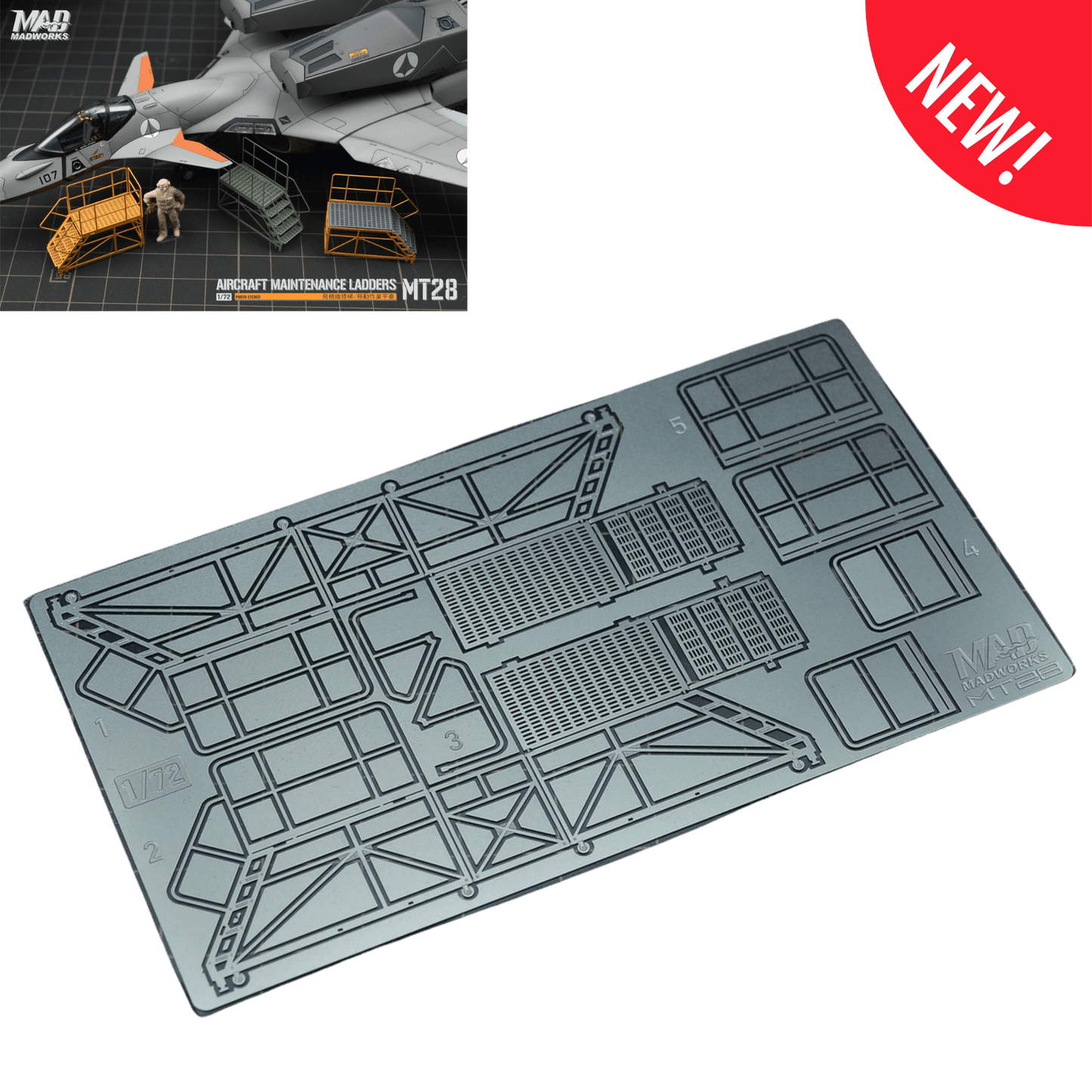 1/72 Flugzeug-Wartungsleiter / Mobile Arbeitsplattform (Typ 3)