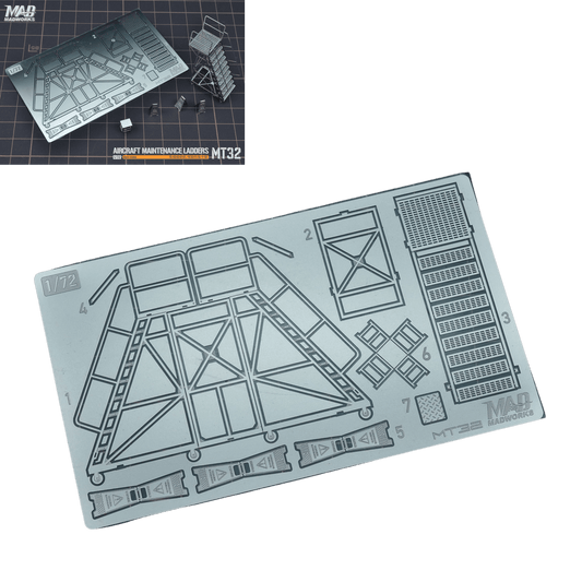 1/72 Flugzeug-Wartungsleiter / Mobile Arbeitsplattform (Typ2)