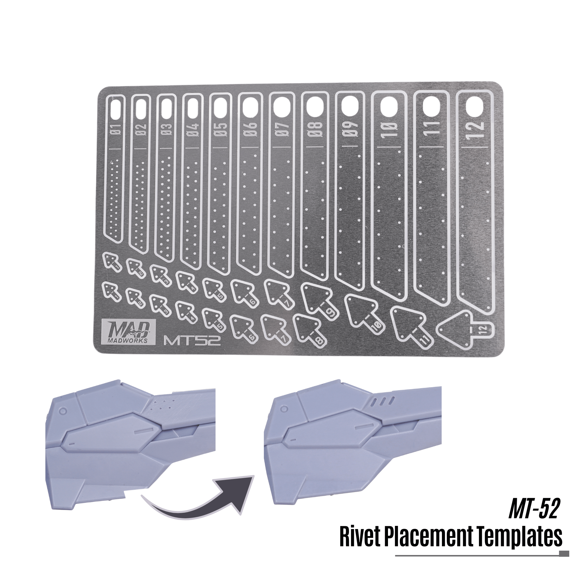 MT-52 Rivet Placement Templates – MADWORKS