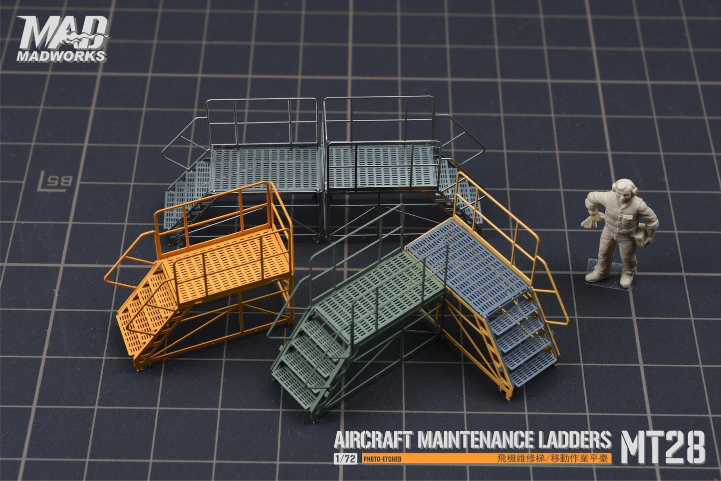 1/72 Flugzeug-Wartungsleiter / Mobile Arbeitsplattform (Typ 3)
