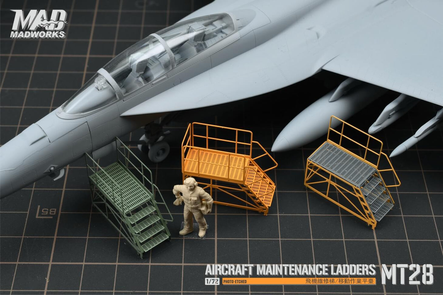 1/72 Flugzeug-Wartungsleiter / Mobile Arbeitsplattform (Typ 3)