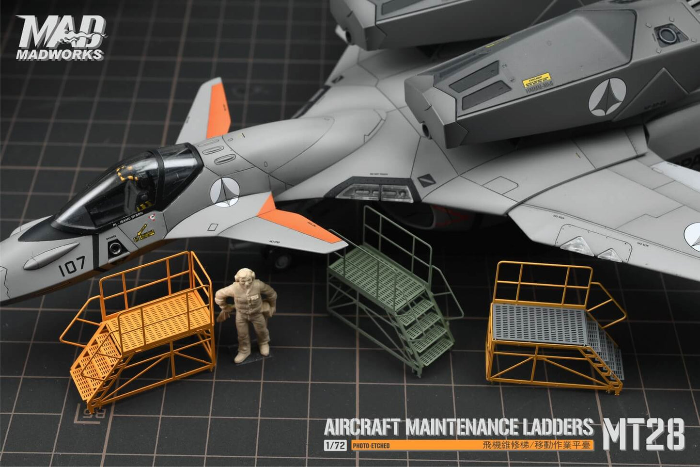 1/72 Flugzeug-Wartungsleiter / Mobile Arbeitsplattform (Typ 3)