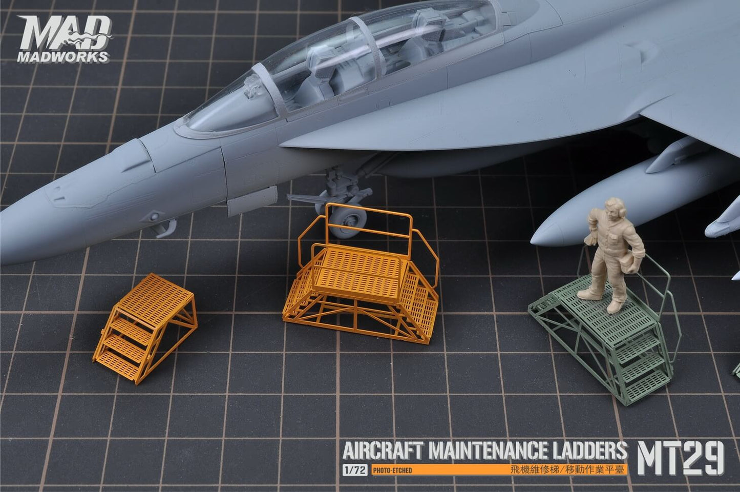 1/72 Flugzeug-Wartungsleiter / Mobile Arbeitsplattform (Typ 4)