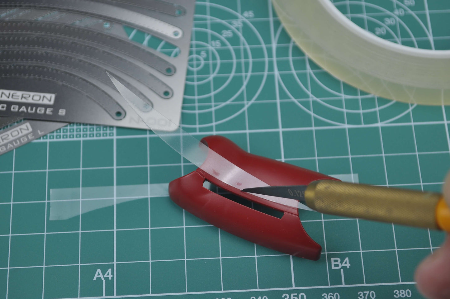 ARC Gauge – Schablone für gebogene Linien